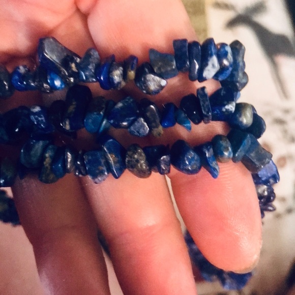 NWT 376 TOTAL CARATS OF LAPIS LAZULI 34” BEAUTIFUL NECKLACE. - Picture 11 of 15